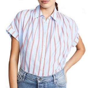 Madewell Stripe Central Shirt XS